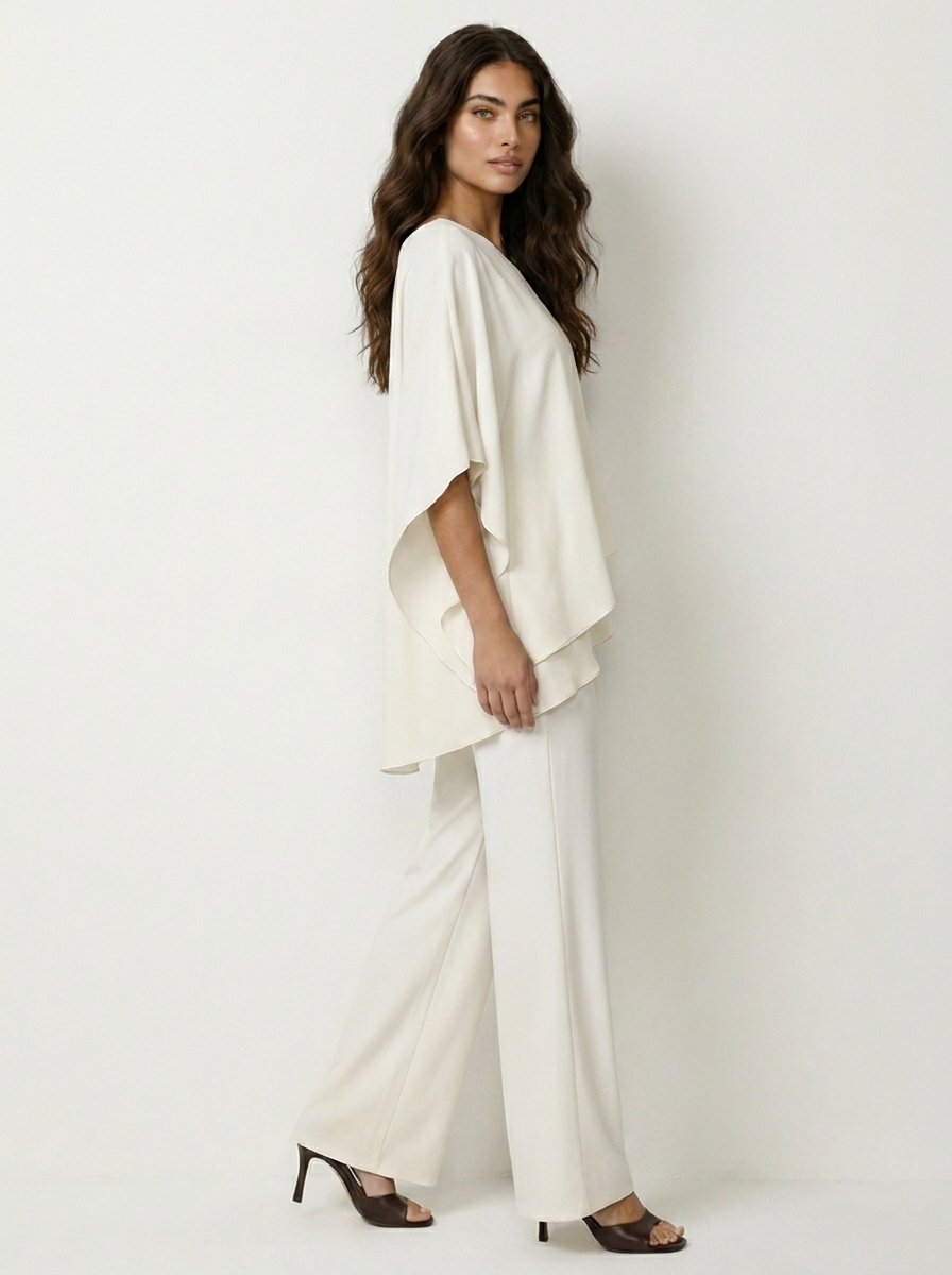 Elegante chiffon dames set - Elena