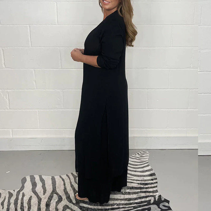 Elegante tweedelige set met een lange tuniek - Amara