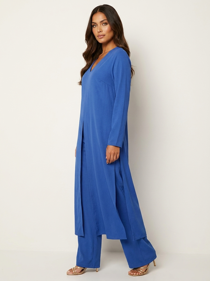 Elegante tweedelige set met een lange tuniek - Amara