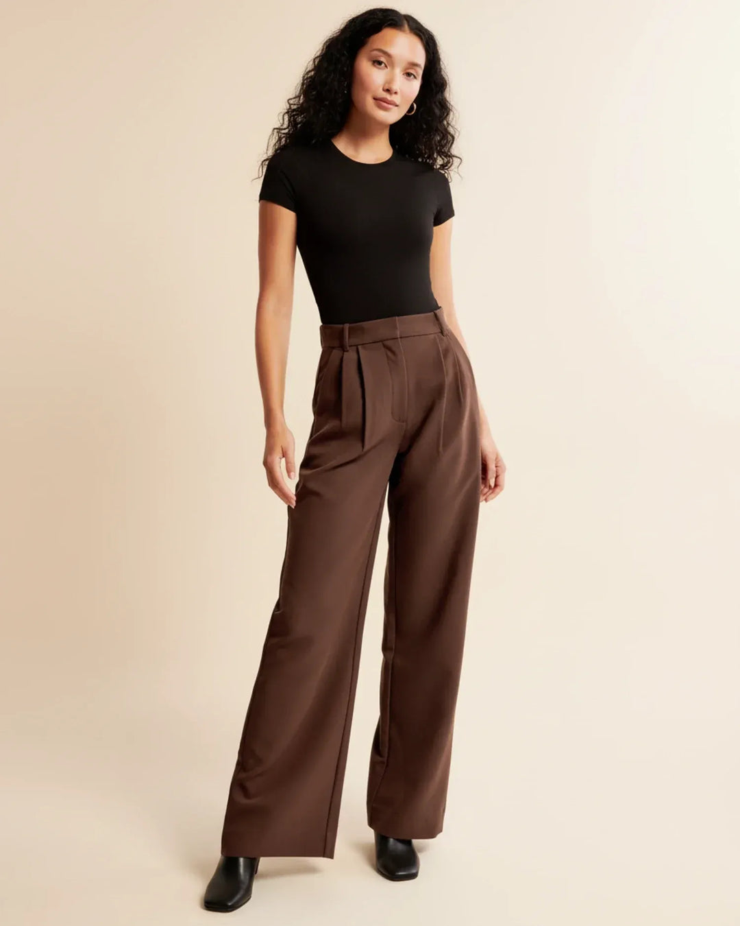 Elegante wide leg pantalon - Sophie