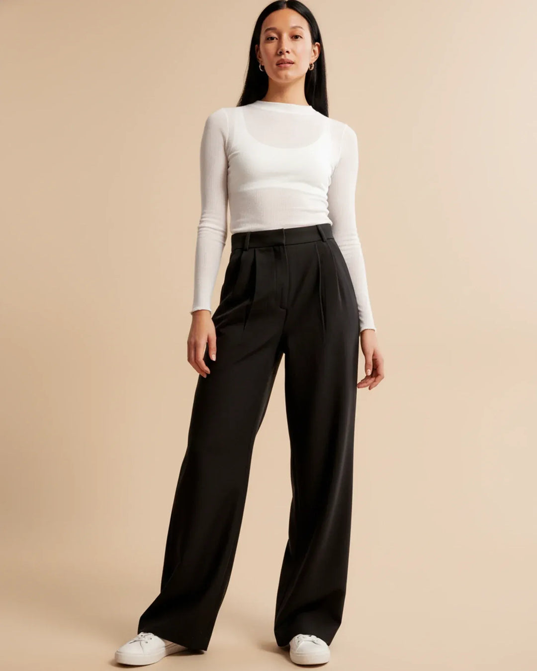 Elegante wide leg pantalon - Sophie