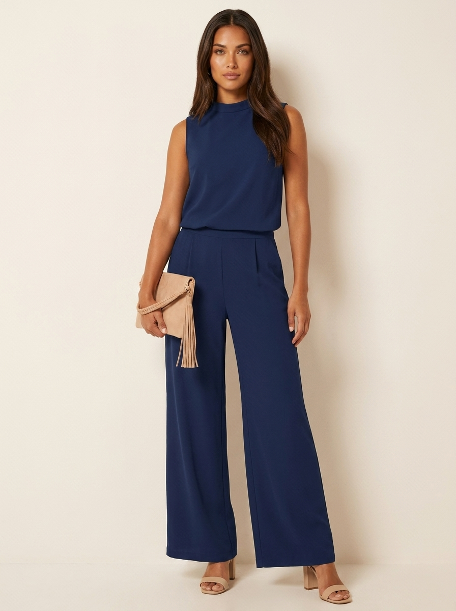 Elegante wijde pijpen jumpsuit - Noa