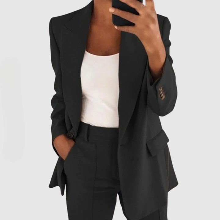 Elegante blazer & pantalon damespak - Elin