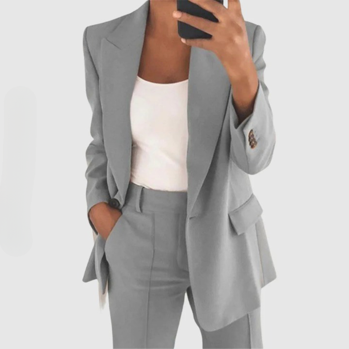 Elegante blazer & pantalon damespak - Elin