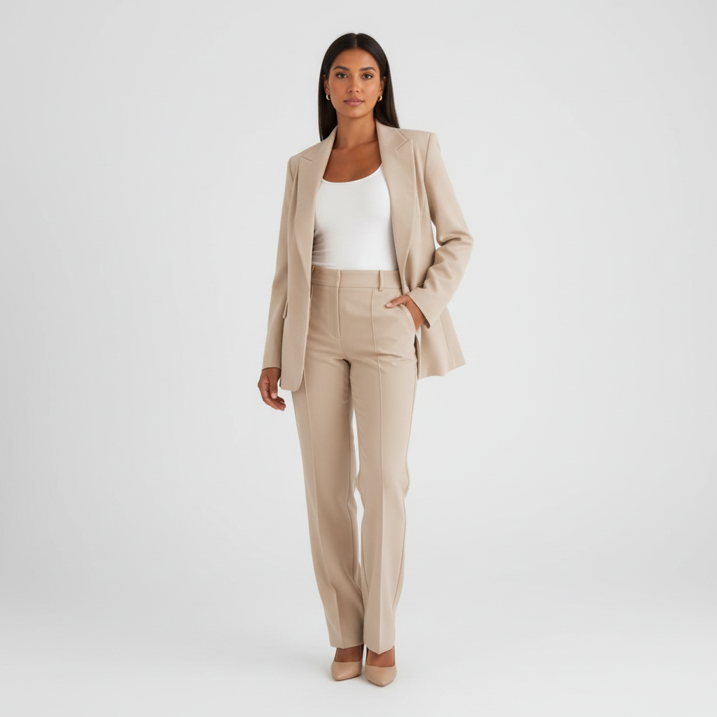 Elegante blazer & pantalon damespak - Elin