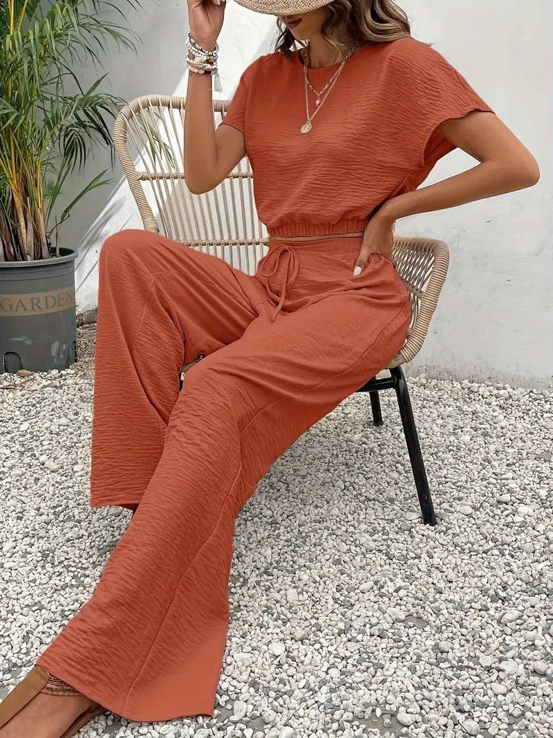 Elegante tweedelige lounge set dames – Hanny