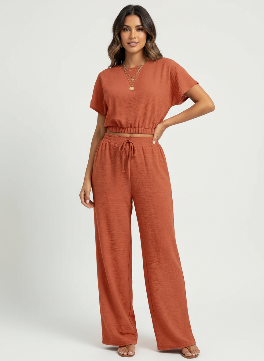 Elegante tweedelige lounge set dames – Hanny