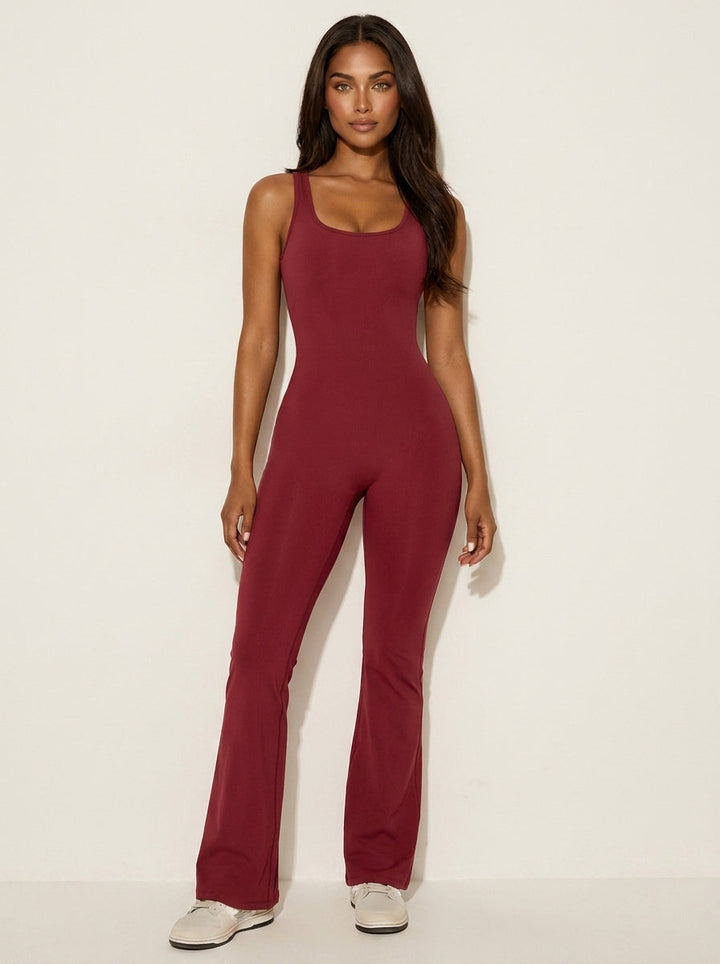 Flared shaping jumpsuit - Luna