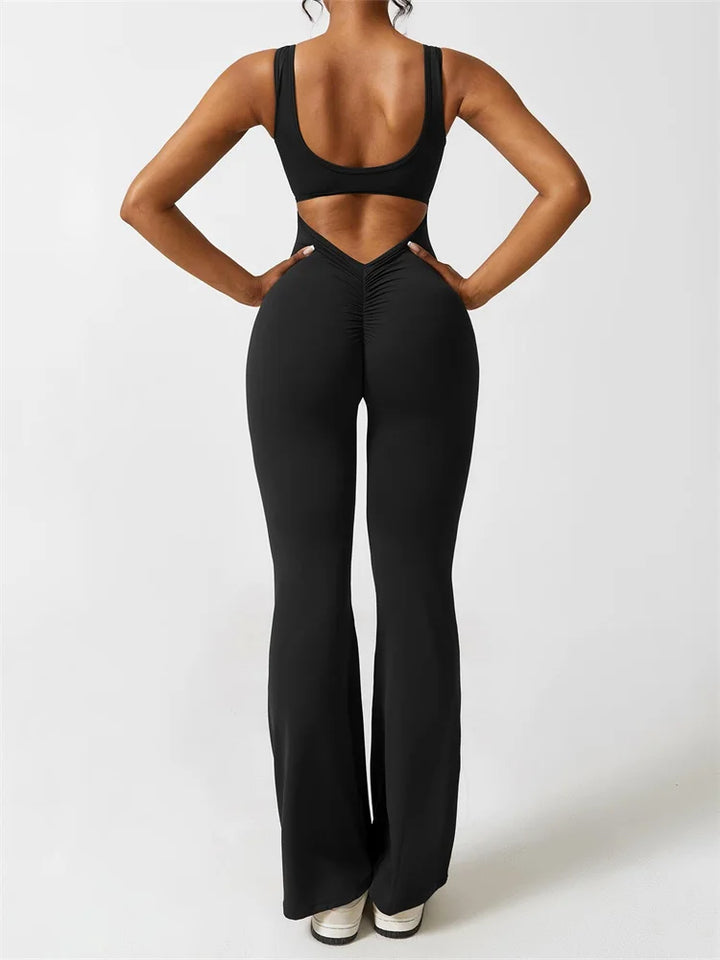 Flared shaping jumpsuit - Luna