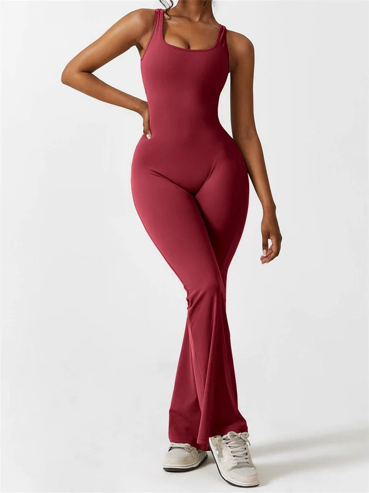 Flared shaping jumpsuit - Luna