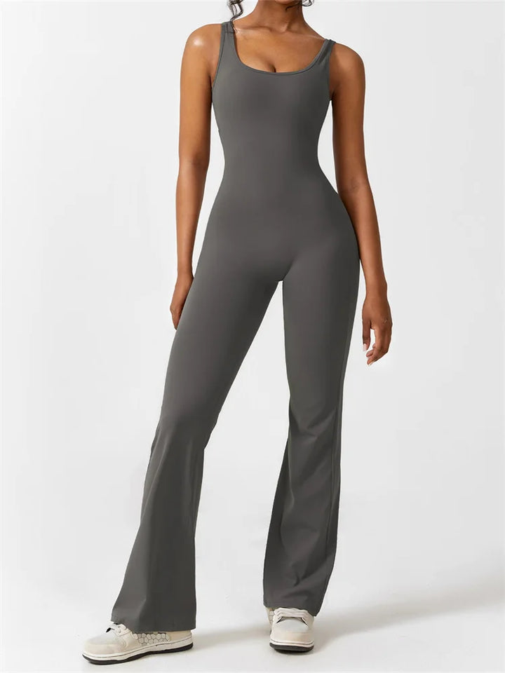 Flared shaping jumpsuit - Luna