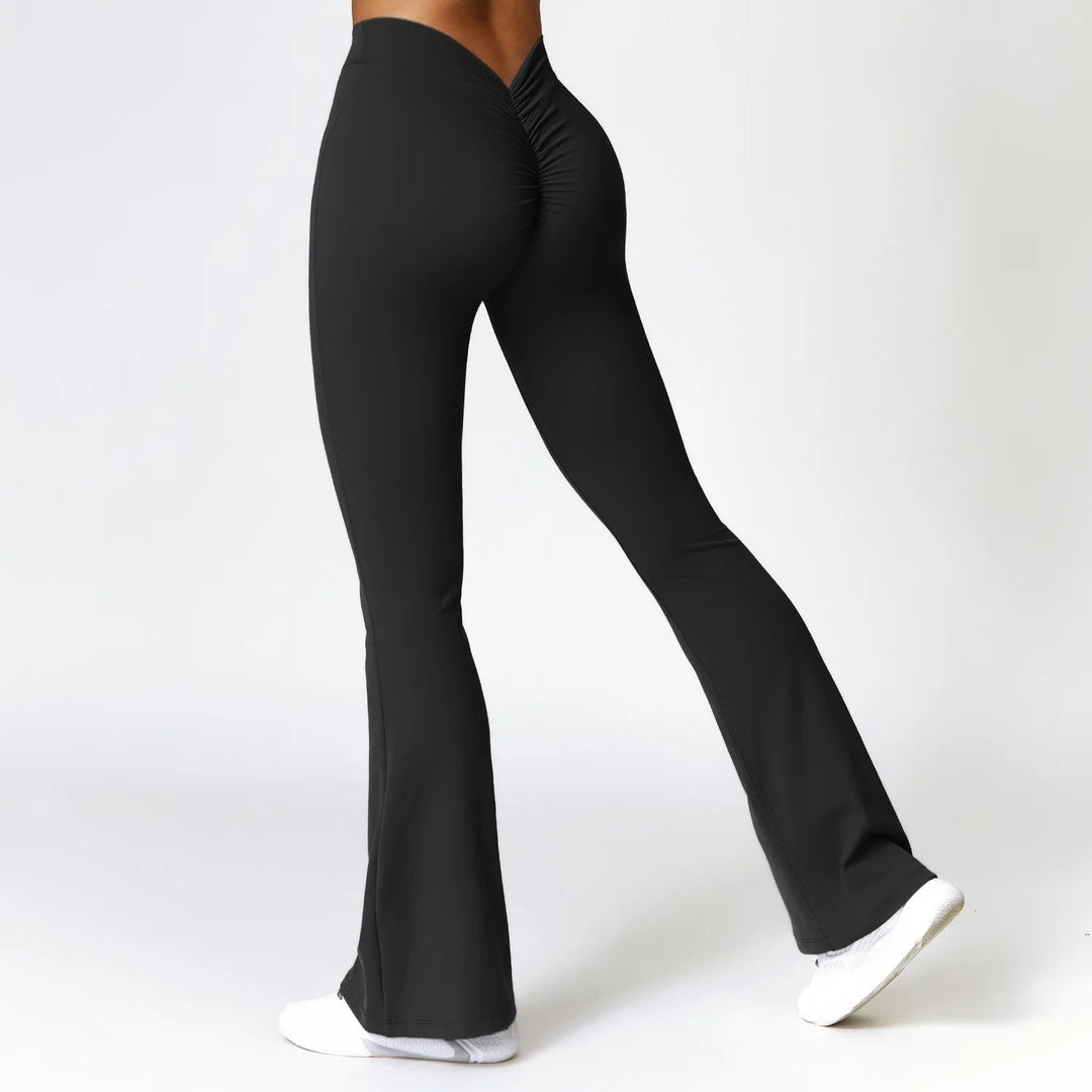 Flared dames yoga legging met shaping effect – Luna