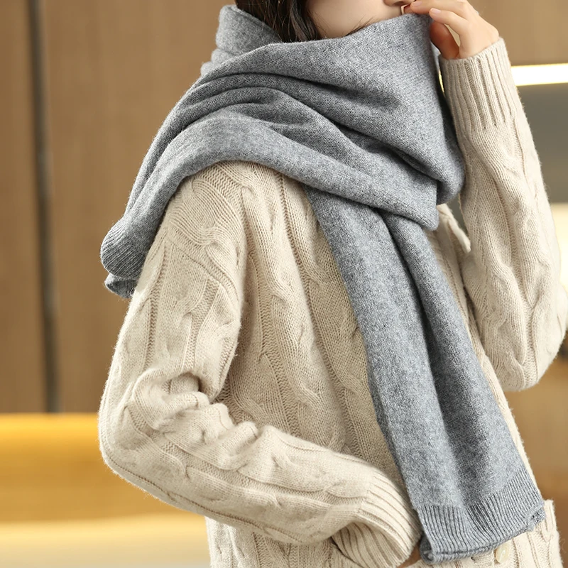 Gebreid dames vest en sjaal – Cascade