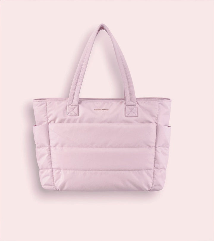 Gewatteerde shopper tas met zachte structuur - Mila
