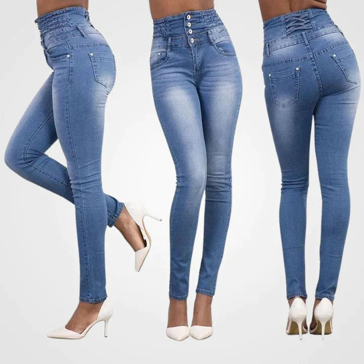 High-waist shaping jeans - Sophie