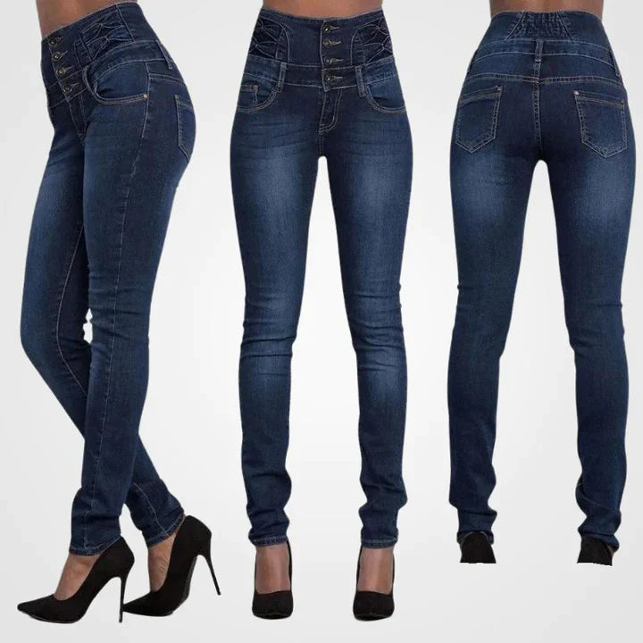 High-waist shaping jeans - Sophie