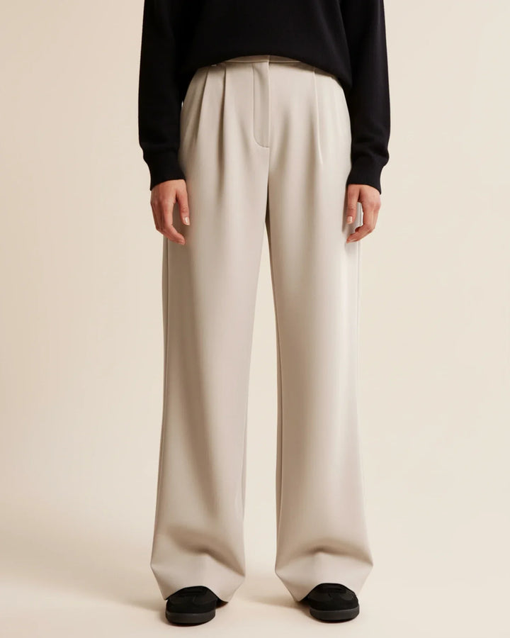 High-waist wide leg pantalon - Amara