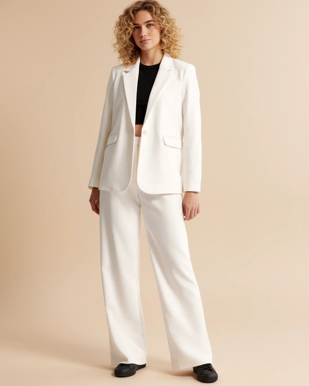 High-waist wide leg pantalon - Amara