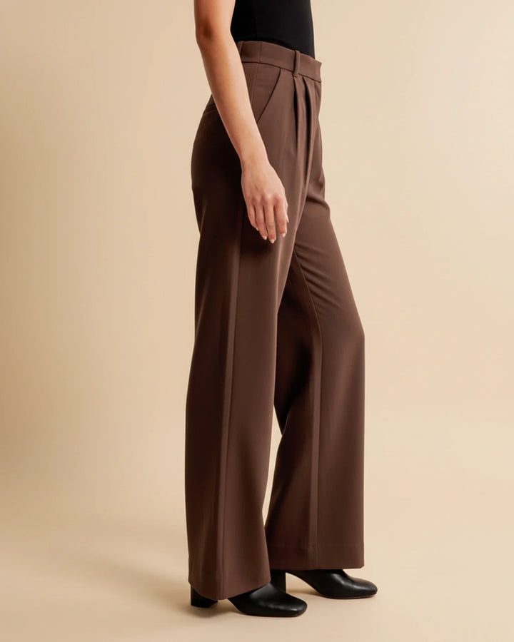 High-waist wide leg pantalon - Amara