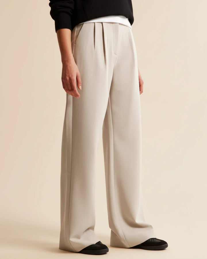 High-waist wide leg pantalon - Amara