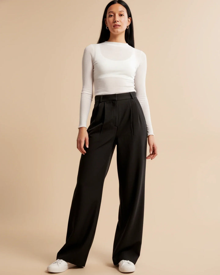 High-waist wide leg pantalon - Amara