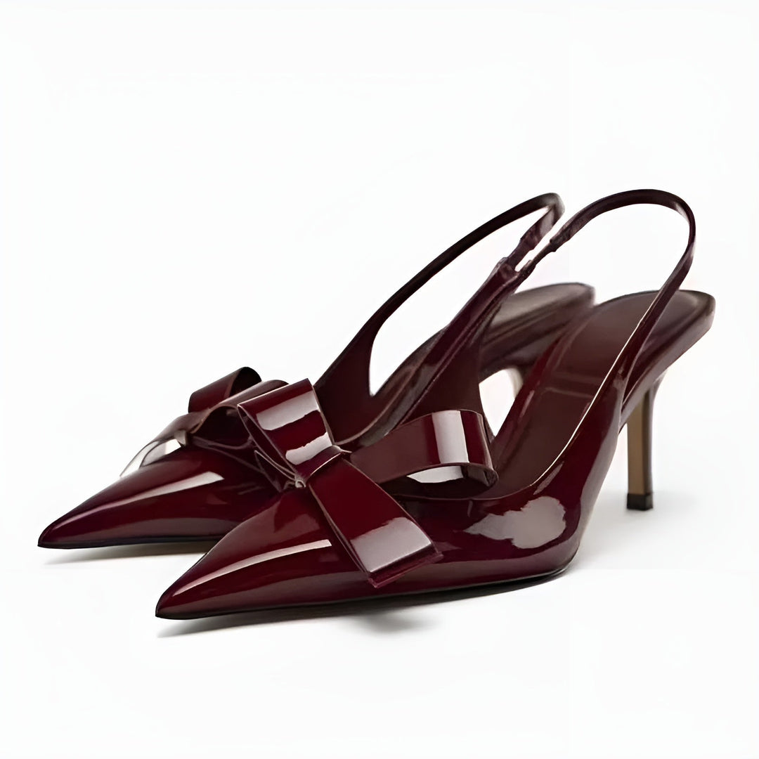 Lakleren slingback pumps - Isabella