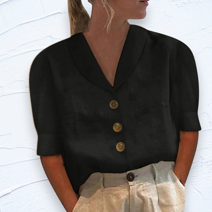 Luchtige blouse met vintage charme - Stephanie