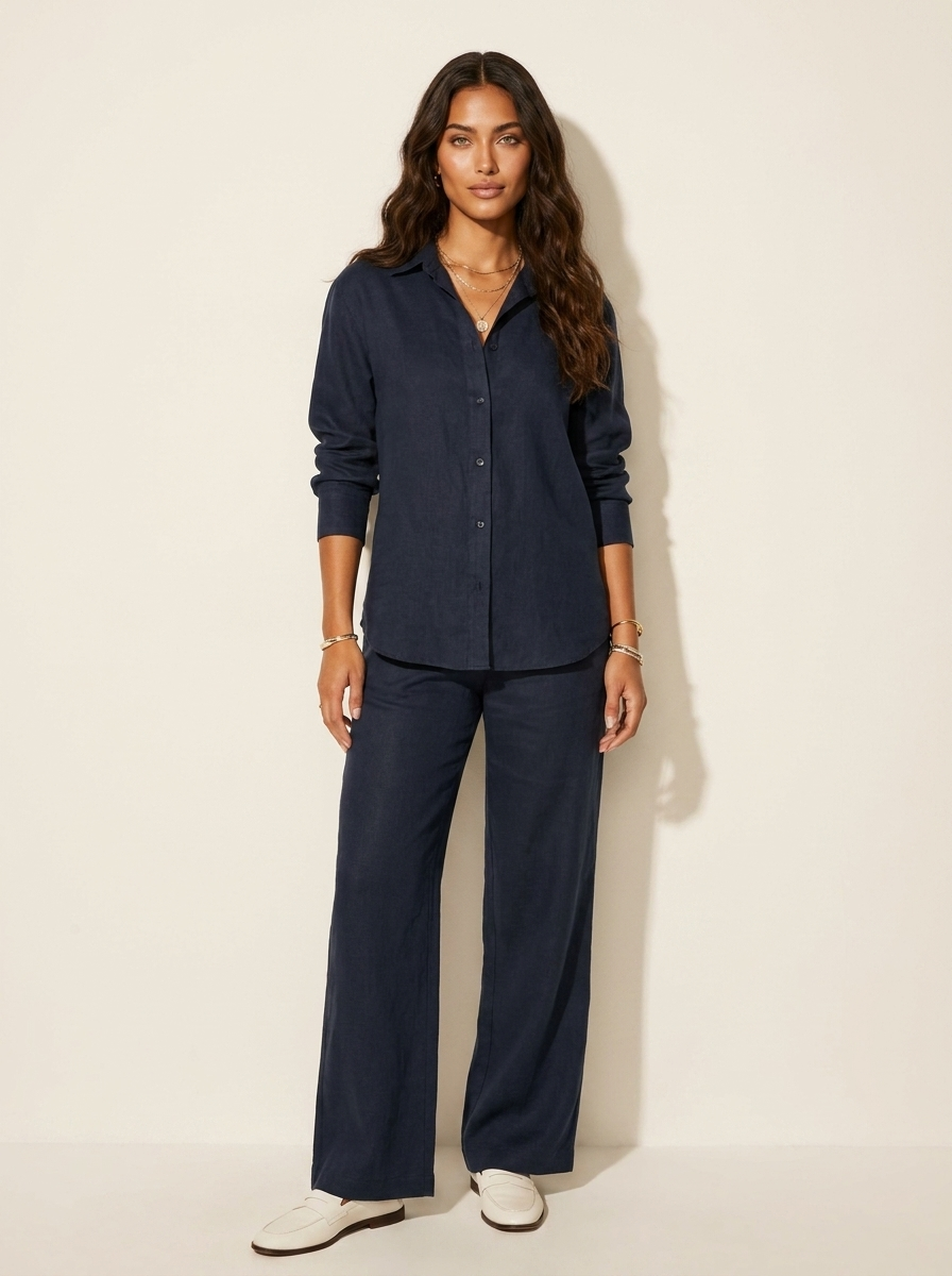 Luchtige blouse & pantalon set - Olivia
