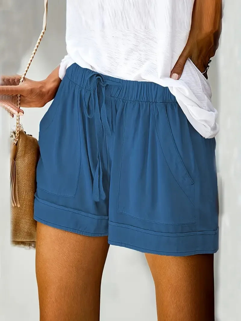 Luchtige dames short met elastische taille – Maya
