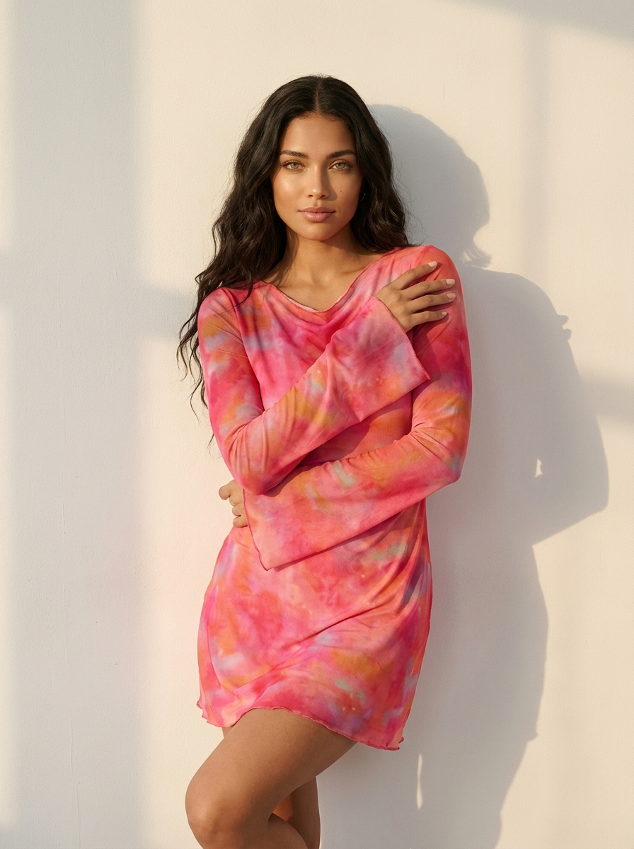 Luchtige strand cover-up jurk dames – Solène