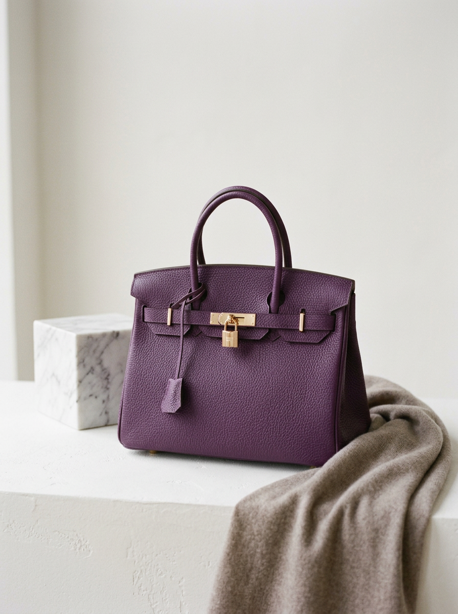 Luxe handtas met elegante sluiting - Vivienne