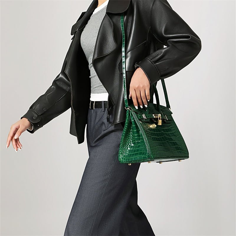 Luxe handtas met elegante sluiting - Vivienne