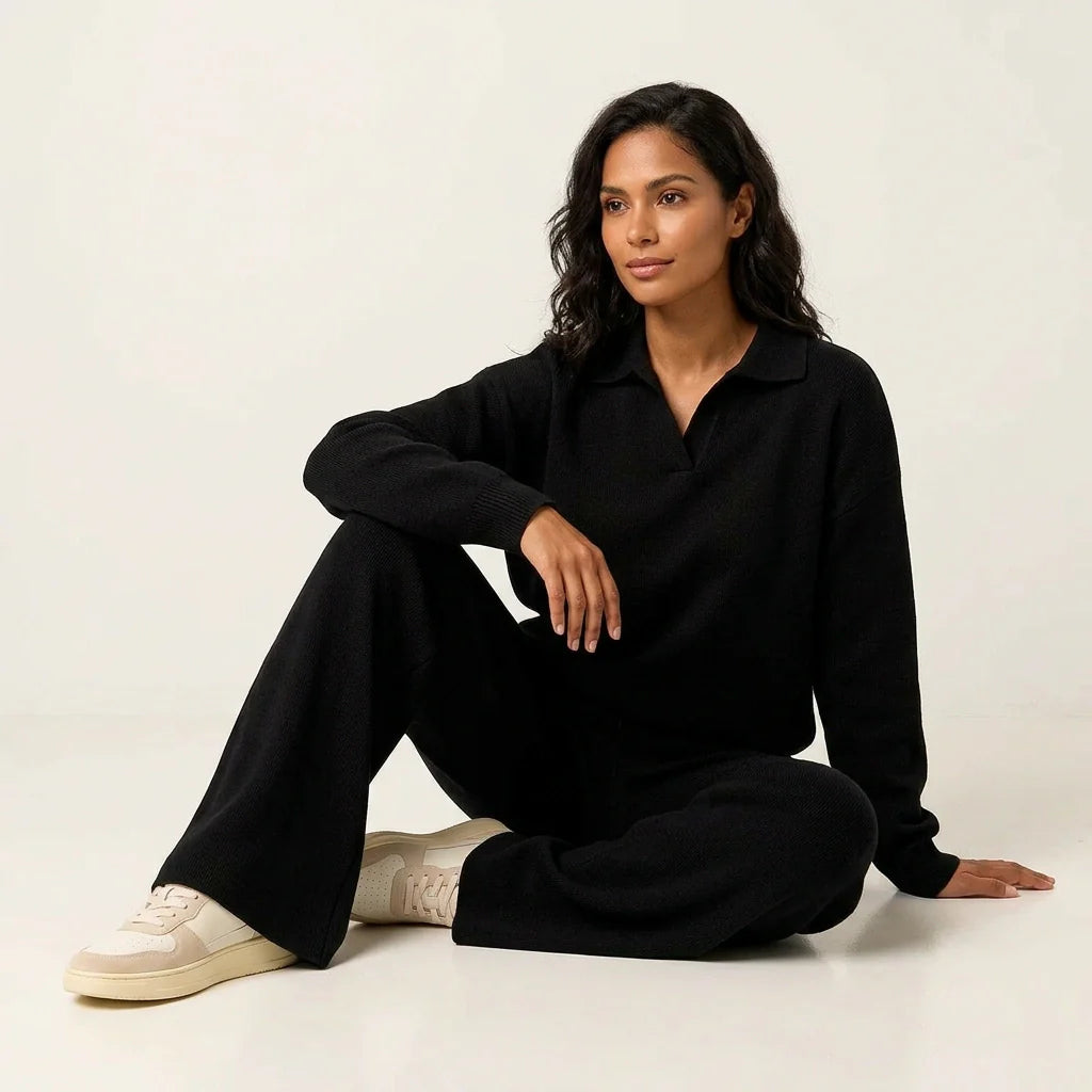 Luxe cashmere lounge set dames – Clairmont