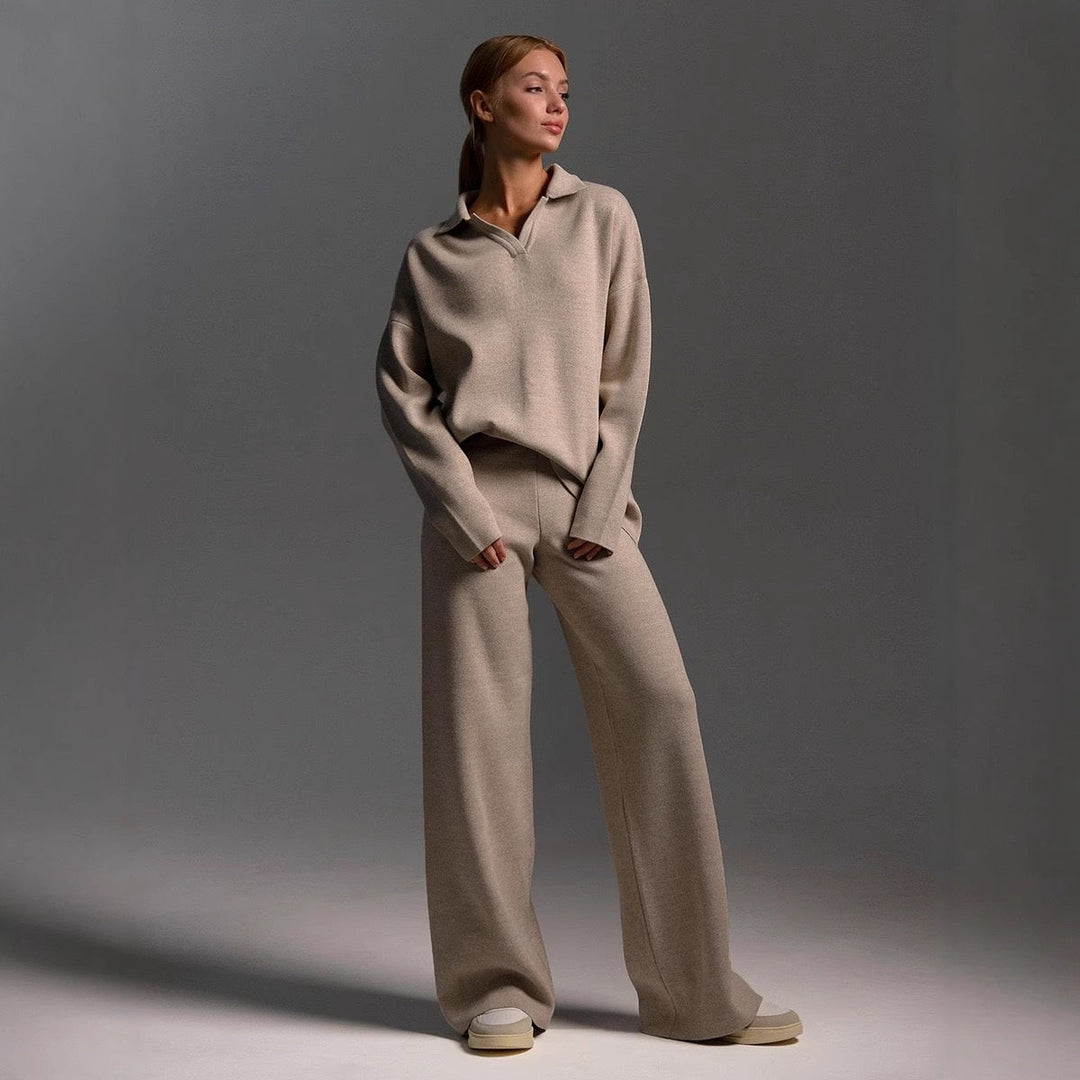Luxe cashmere lounge set dames – Clairmont