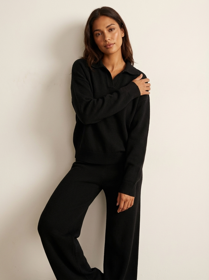 Luxe cashmere lounge set dames – Clairmont