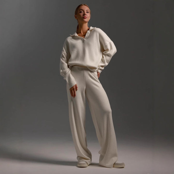 Luxe cashmere lounge set dames – Clairmont