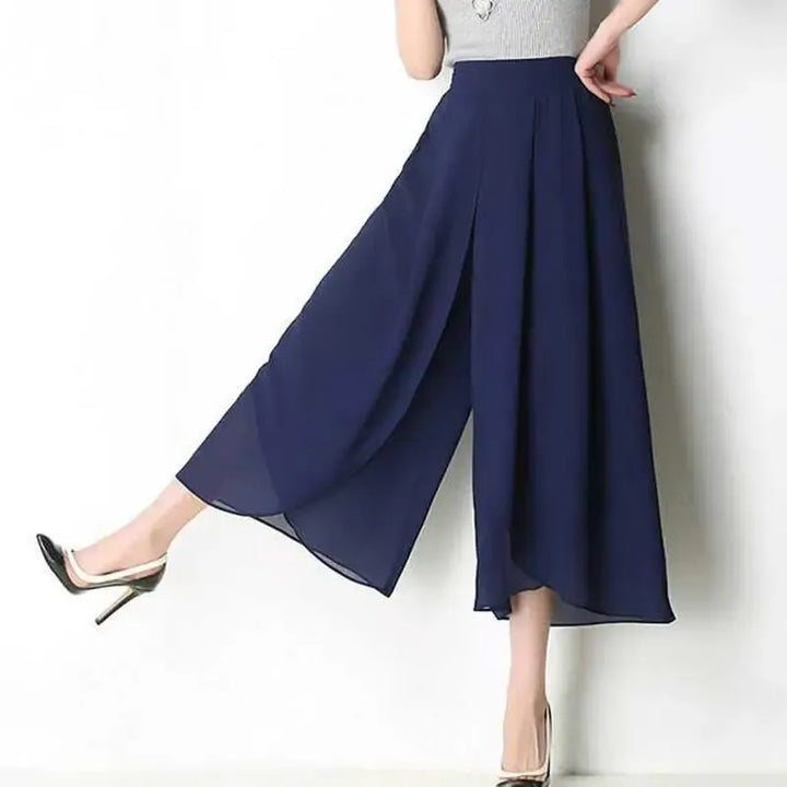 Luxe geplooide midi culotte – Élise