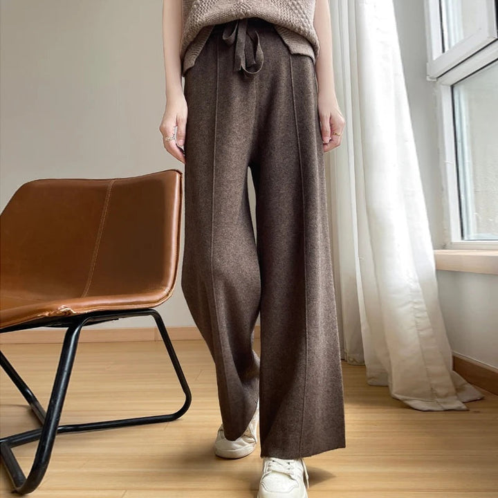 Luxe wide-leg dames pantalon – Monarque