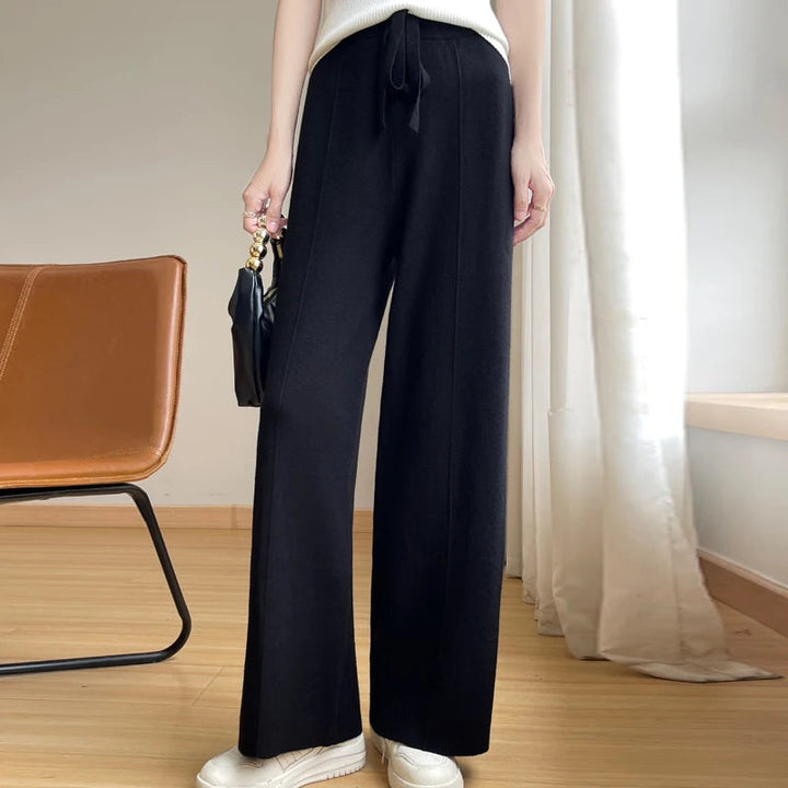 Luxe wide-leg dames pantalon – Monarque