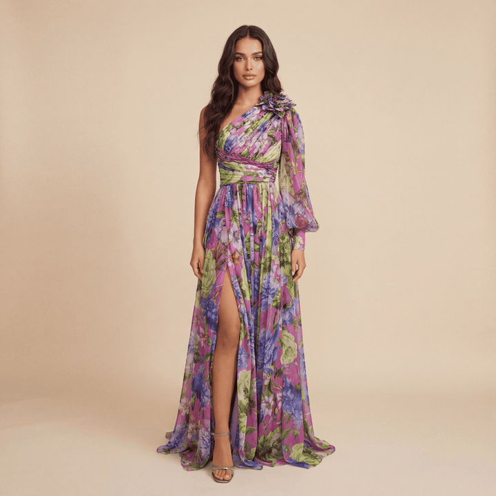 Maxi jurk met bloemenprint - Valérie