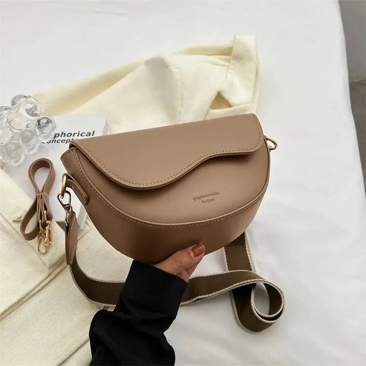 Minimalistische dames schoudertas - Elise