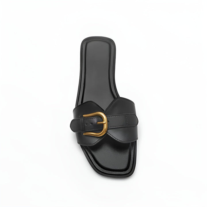 Minimalistische dames sandalen met gespdetail – Solène
