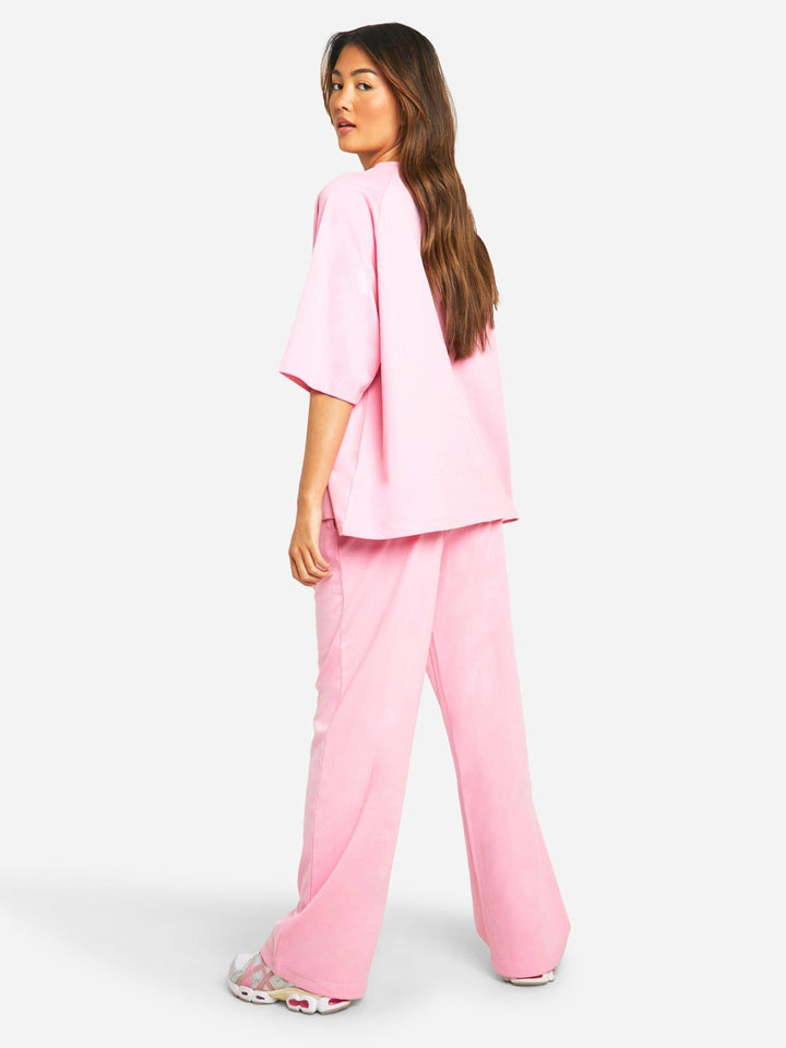 Oversized set met wijde broek