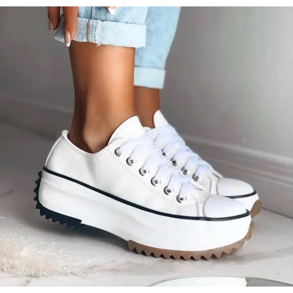Platform sneakers met grove zool - Tess