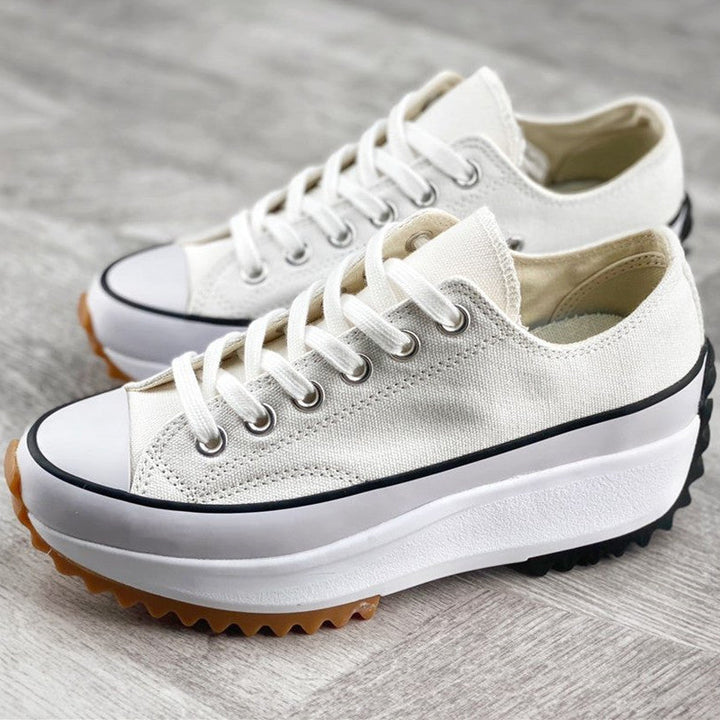 Platform sneakers met grove zool - Tess