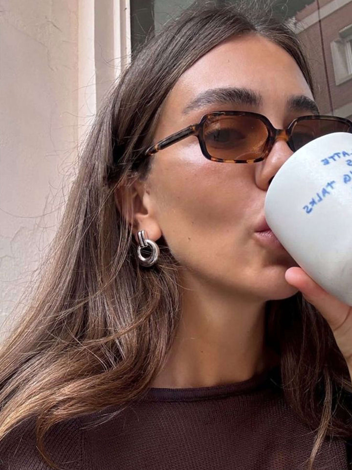 Camille | Rechthoekige Vintage Zonnebril