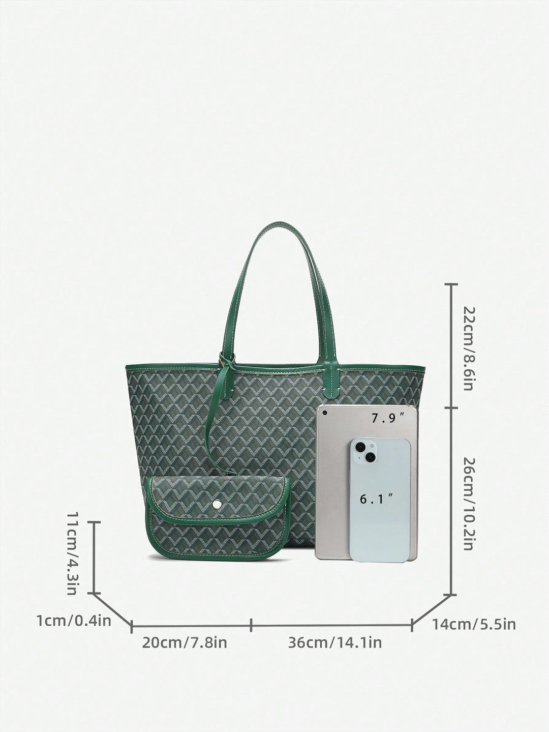 Shopper bag met etui - Sophie