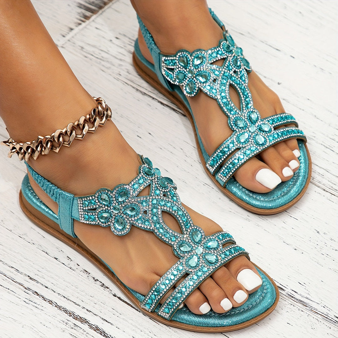Sierlijke sandalen met strassdetails - Madelief
