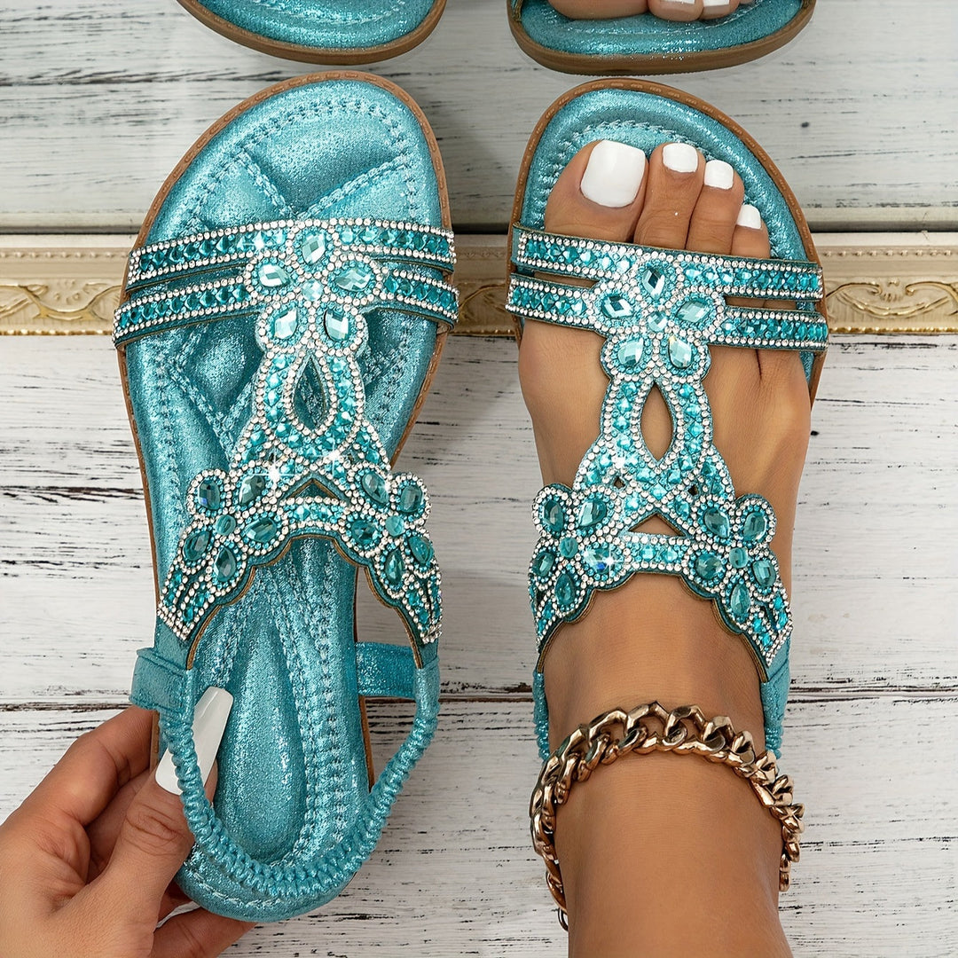 Sierlijke sandalen met strassdetails - Madelief