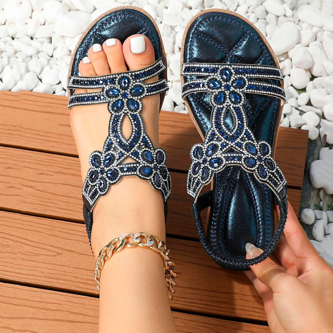 Sierlijke sandalen met strassdetails - Madelief
